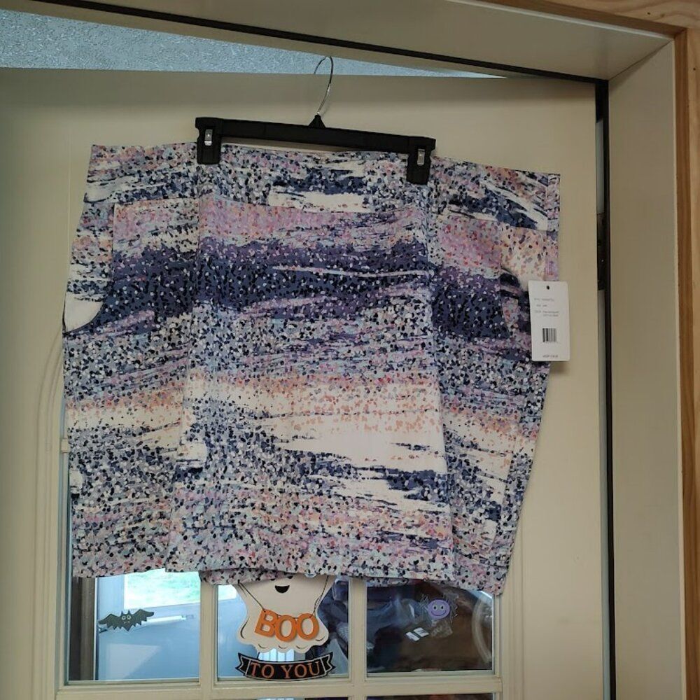 New Zac & Rachel Peacoat Aquatic Pull On Skort Size Women's 24W